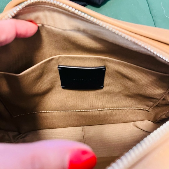 All Saints Tan Crossbody Camera Bag with Zipper Closure - Picture 5 of 6